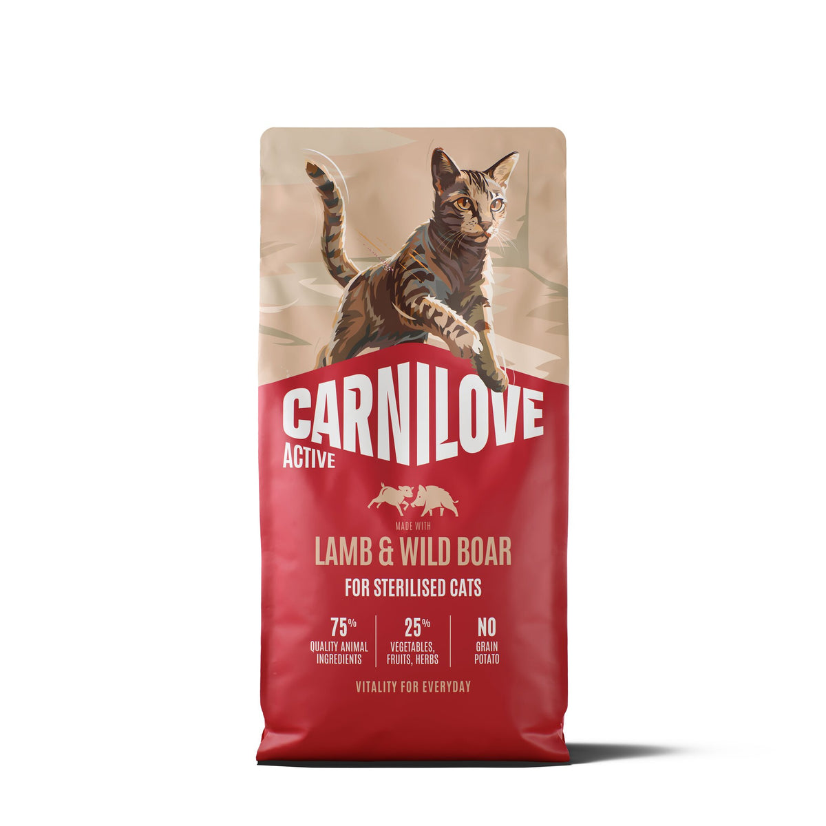 Carnilove Cat Active Dry Lamb & Wild Boar Sterilised Adult 6 kg