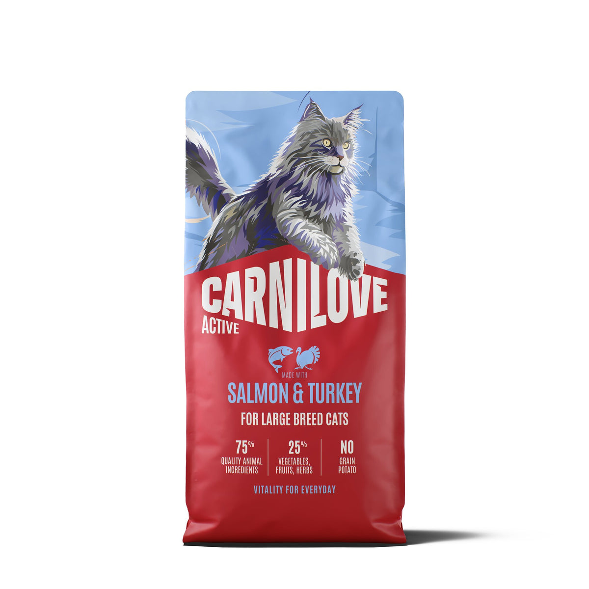 Carnilove Cat Active Dry Salmon & Turkey Adult Large Breed 6 kg