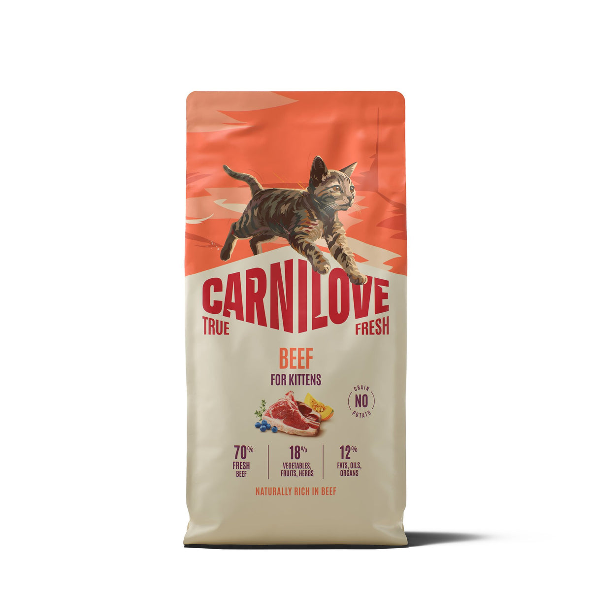 Carnilove Cat True Fresh Dry Beef Kittens 6 kg