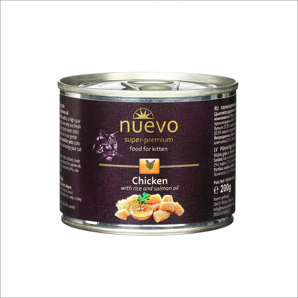 Nuevo kotě kuře konz. 200g