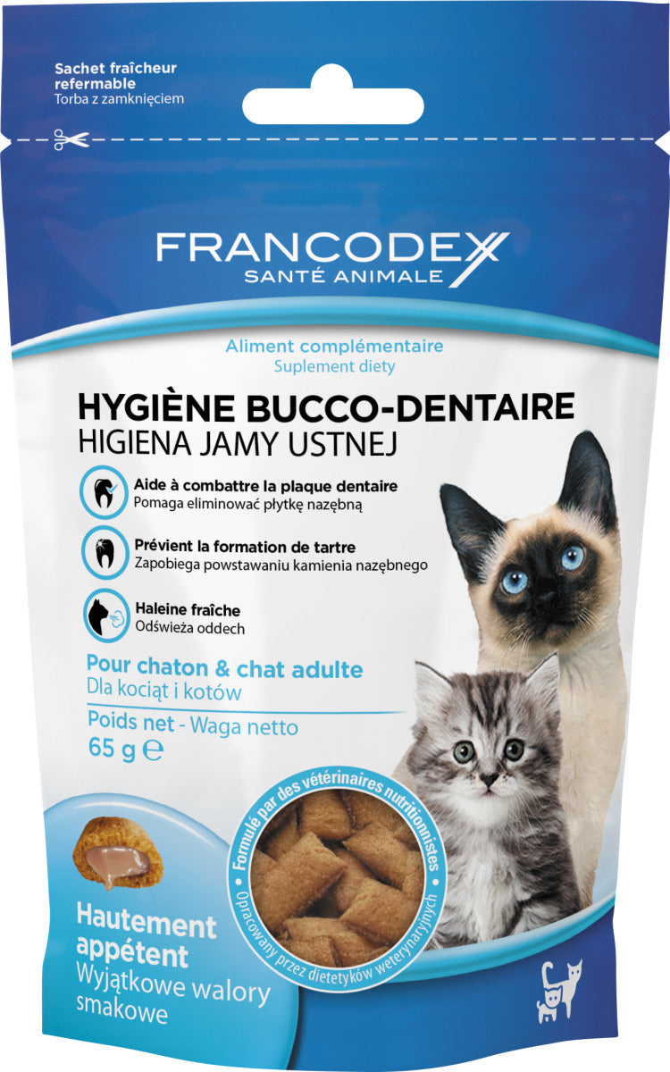 Francodex pochoutka Breath Dental pro kočky 65 g