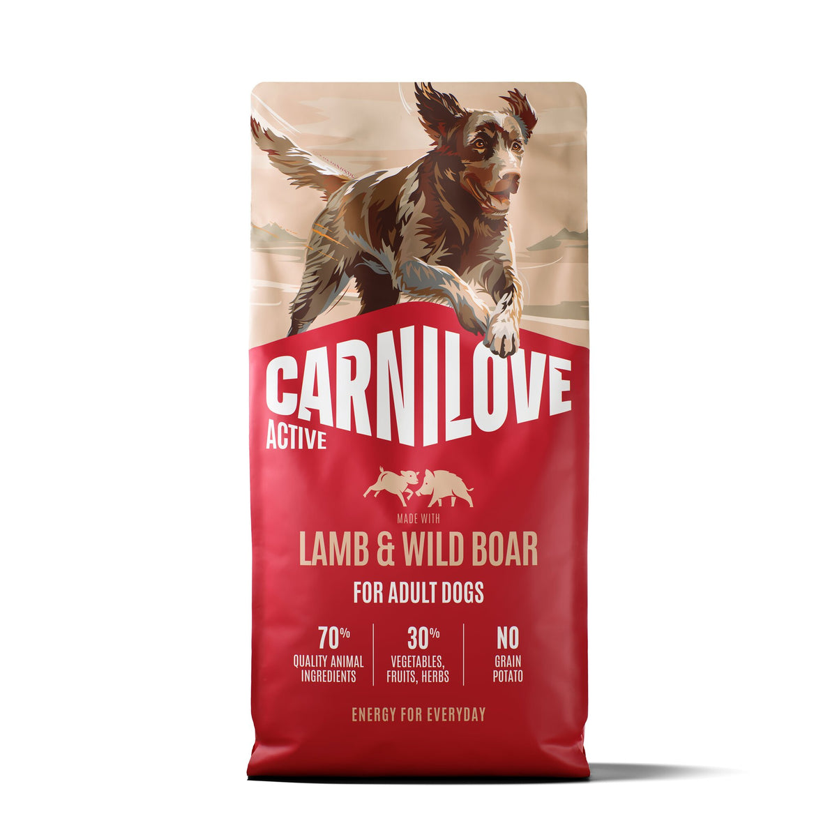 Carnilove Dog Active Dry Lamb & Wild Boar Adult 12 kg