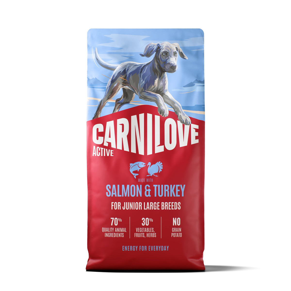 Carnilove Dog Active Dry Salmon & Turkey Junior Large Breed 12 kg