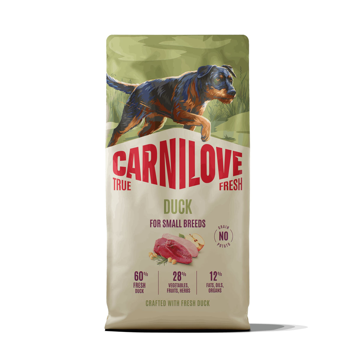 Carnilove Dog True Fresh Dry Duck Adult Small Breed 12 kg