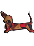 Hračka pes animALL Jezevčík textil, barevný 20x25cm
