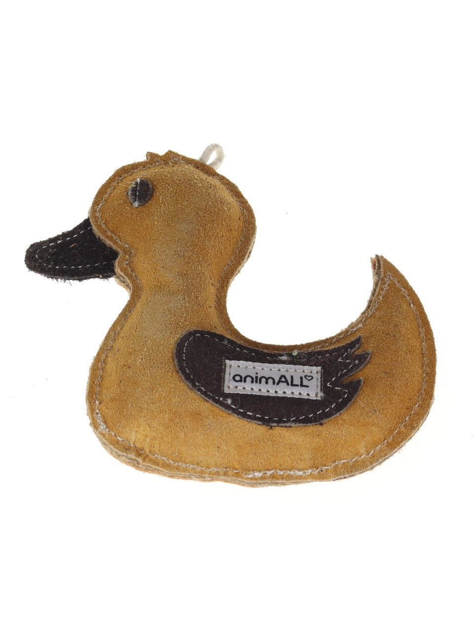 Hračka pes animALL Kachna kůže, natural 16,5x16,5cm