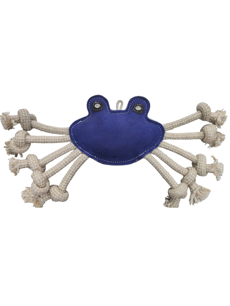 Hračka pes animALL Krab s provazy kůže,barevný 33x20cm