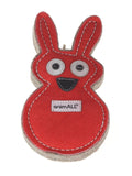 Hračka pes animALL Králík kůže, barevný 18x11cm