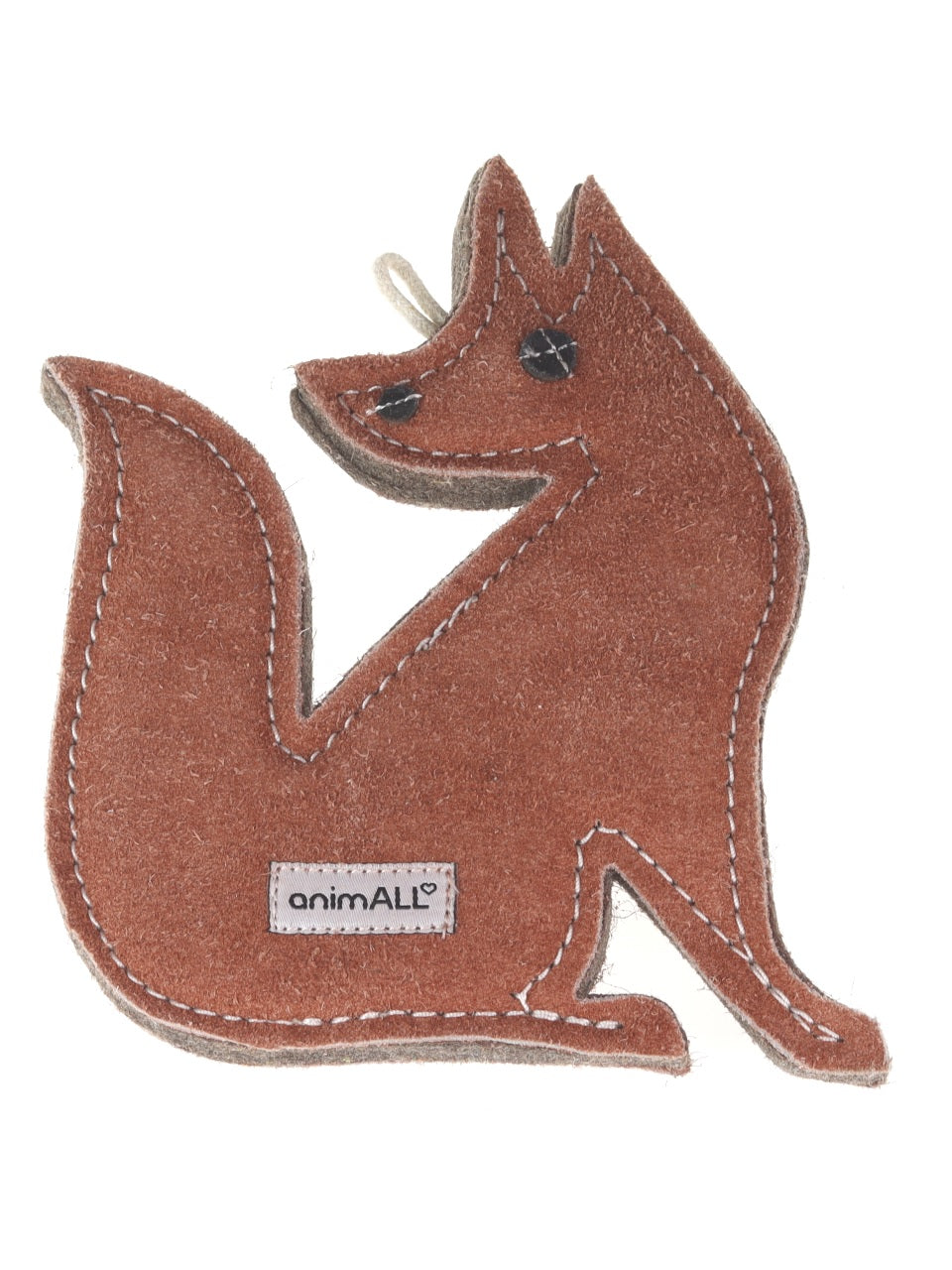 Hračka pes animALL Liška kůže, natural 20x15cm