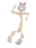 Hračka pes animALL Králík kůže+lano Mr.Roper 57cm
