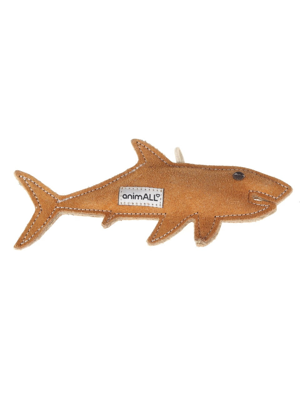 Hračka pes animALL Baby žralok kůže, natural 22x10cm