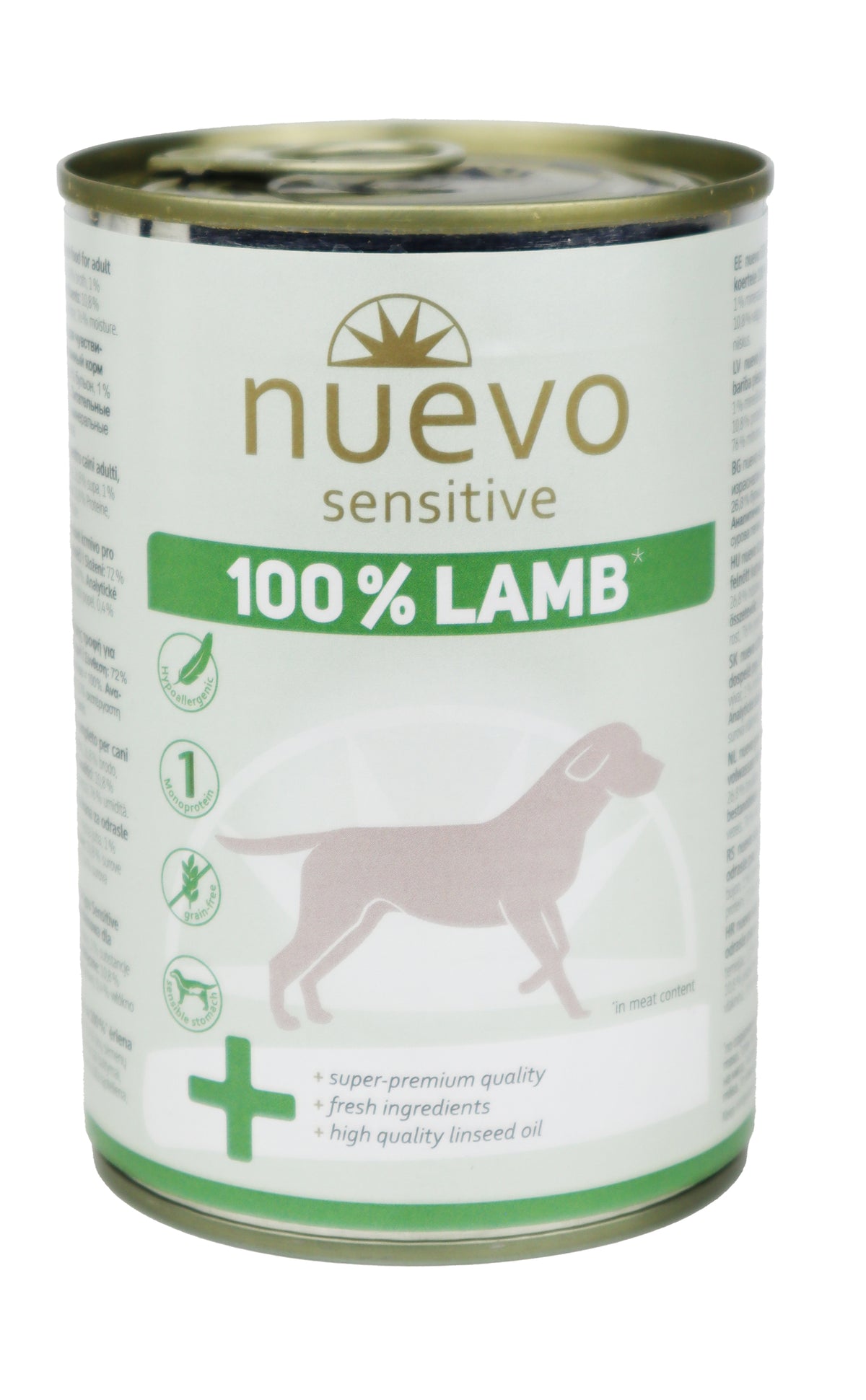 Nuevo pes Sensitive Jehněčí Monoprotein konz. 400g