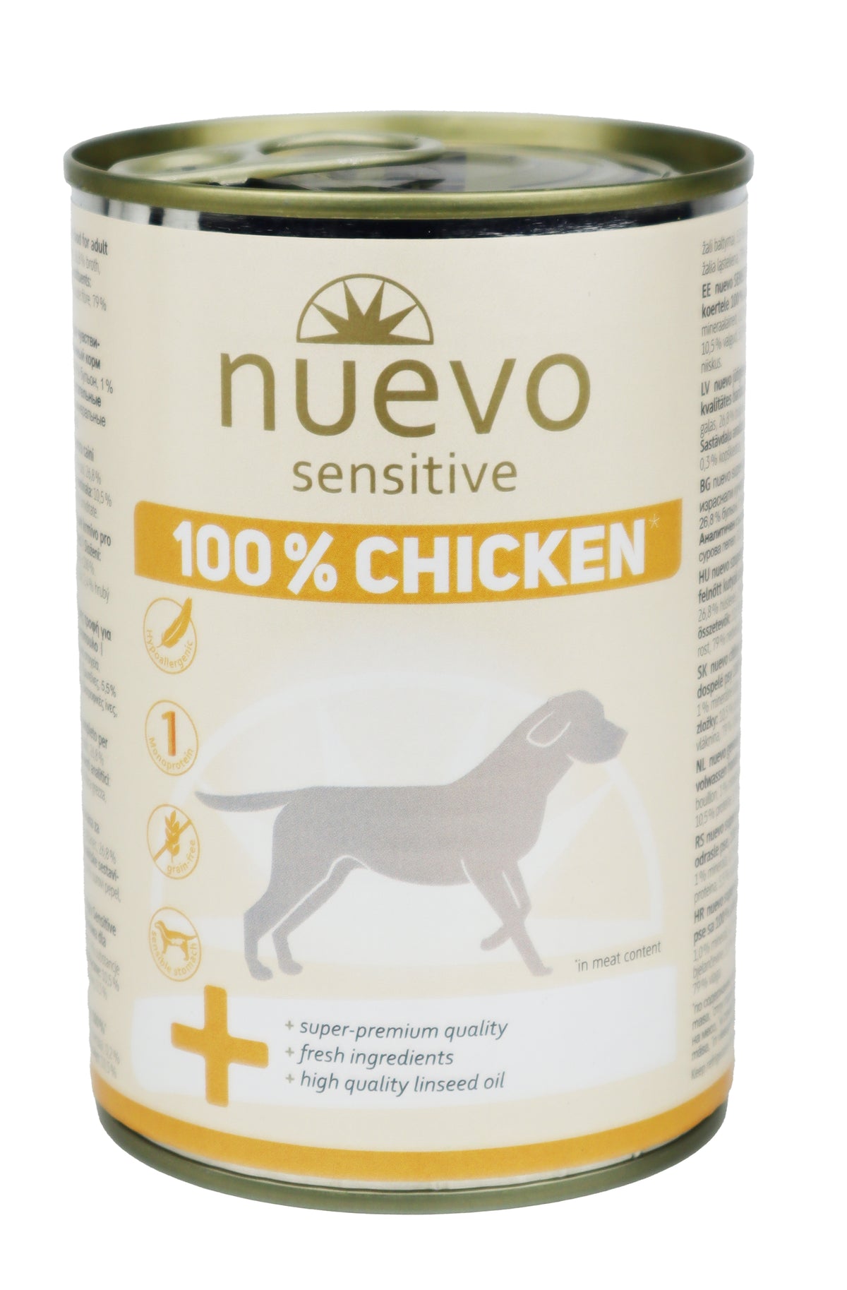Nuevo pes Sensitive Kuřecí Monoprotein konz. 400g