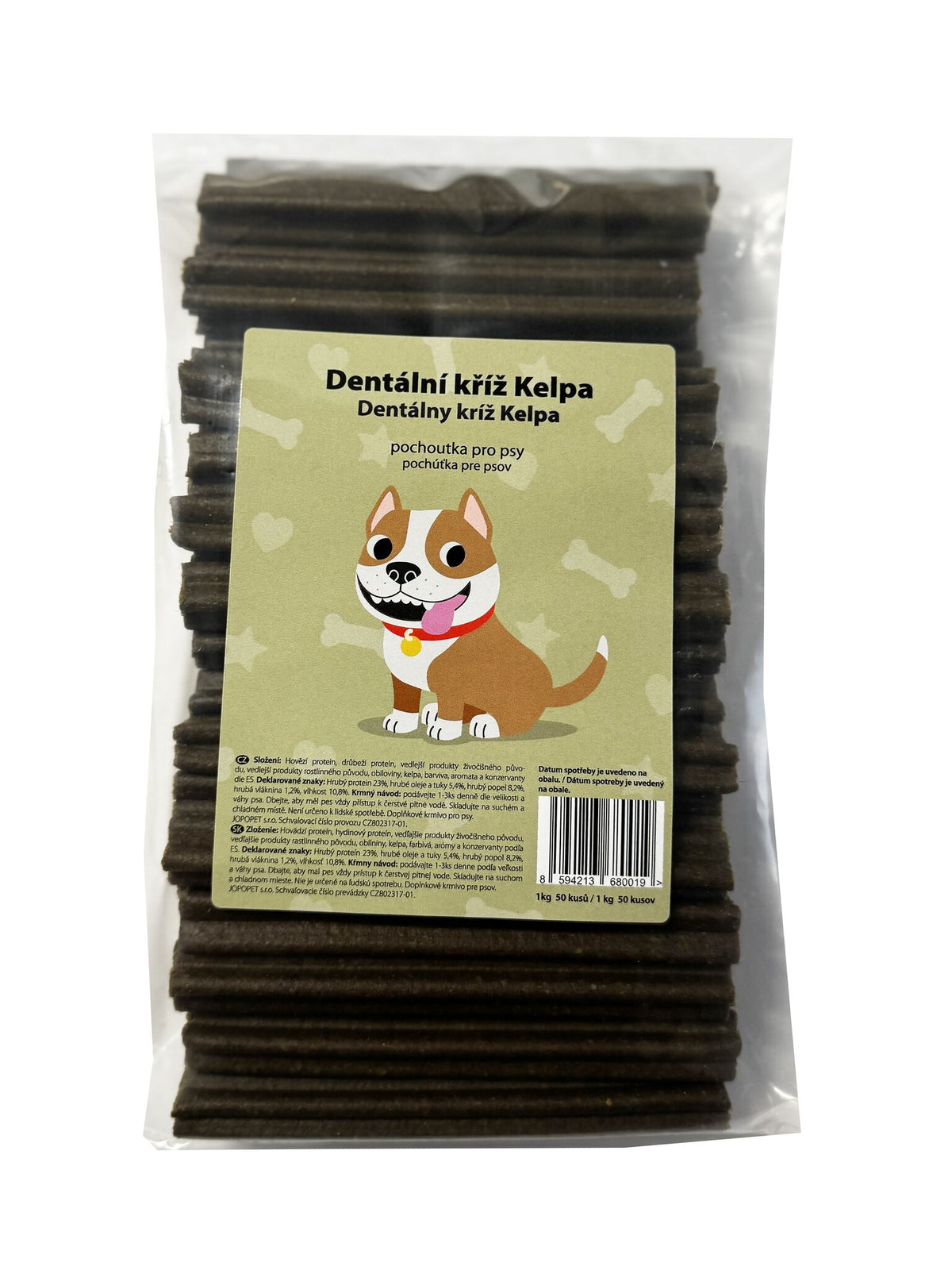 Pochoutka Dentální kříž Kelpa 50ks