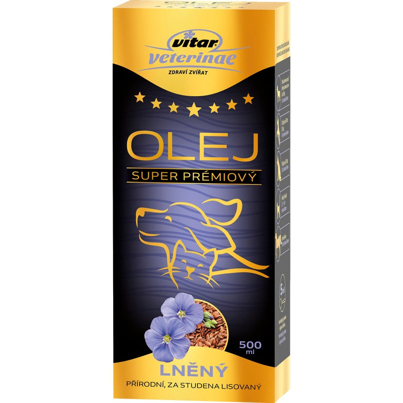VITAR Veterinae Lněný olej